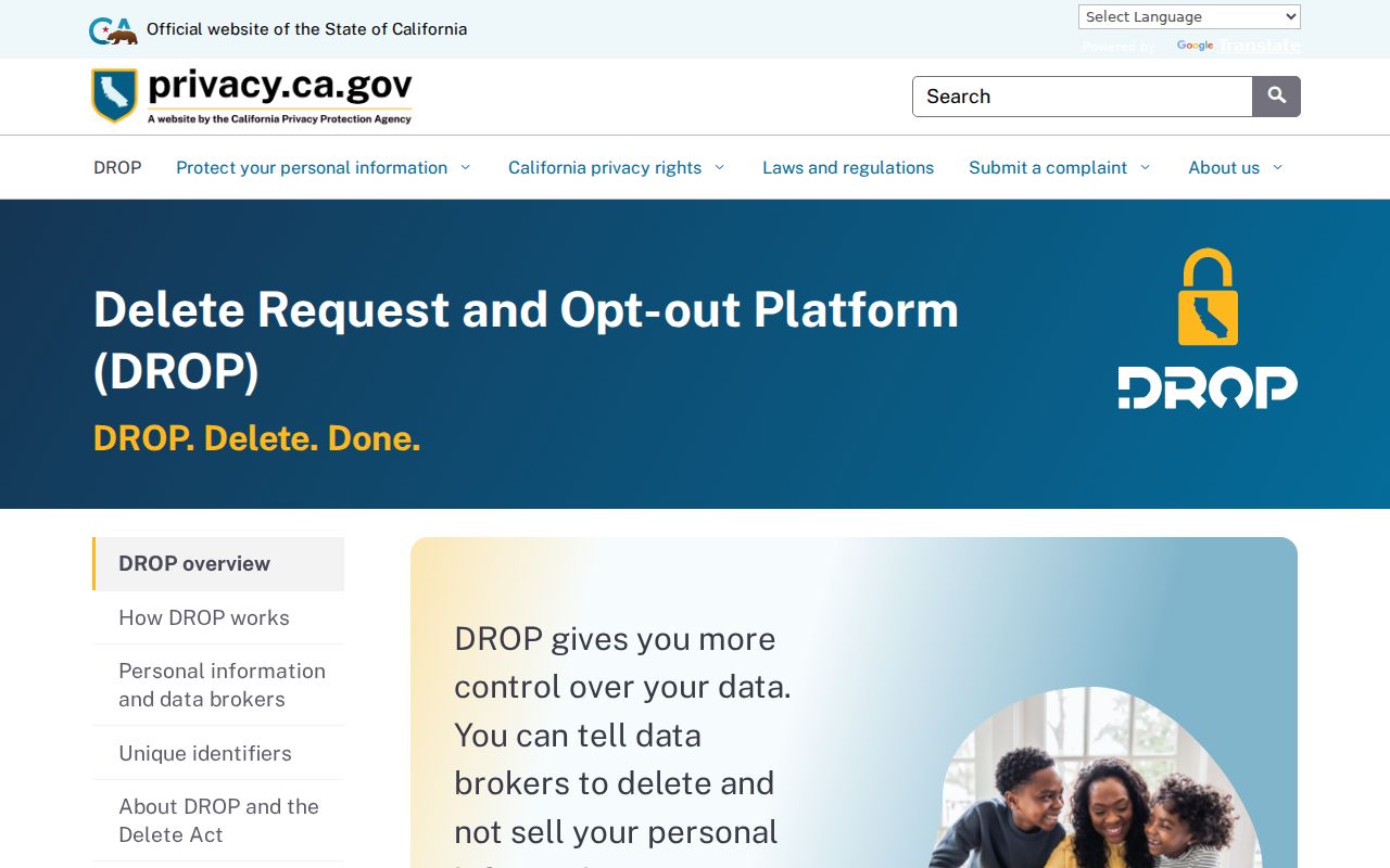 Rancho Cucamonga neighbors California data deletion